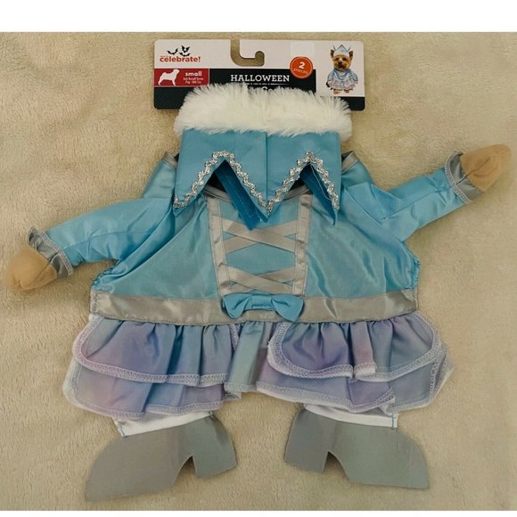 Dog Halloween Costume PRINCESS Crown Size Small Large Royalty Queen Elsa NWT - Picture 1 of 8
